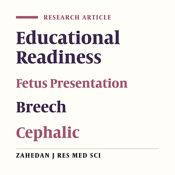Comparing the Educational Readiness in Children with Breech Presentation Versus Cephalic Presentation
