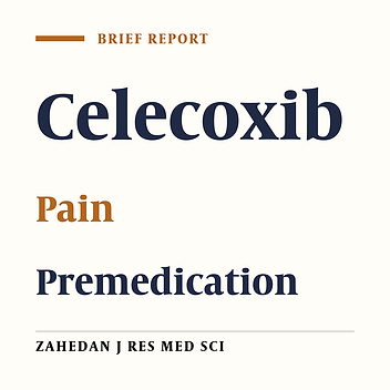 Effect of Preoperative Oral Celecoxib on Pain Reduction in Elective Patients for Leg Surgery
