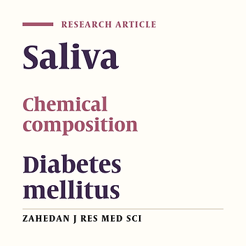 Evaluation Chemical Composition of Unstimulated Saliva, in Patients with Type I Diabetes Mellitus