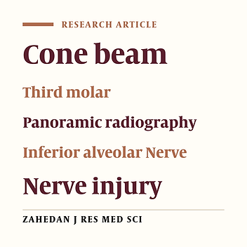 The Validity of the Panoramic Radiography in Evaluating the Topographic Relationship between Mandibular Canal and Impacted Third Molars in Comparison with Cone Beam CT-scan