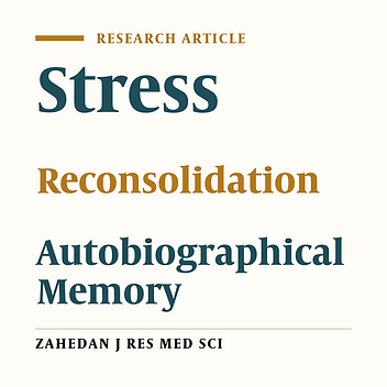 The Impairing Role of Stress on Autobiographical Memory Reconsolidation
