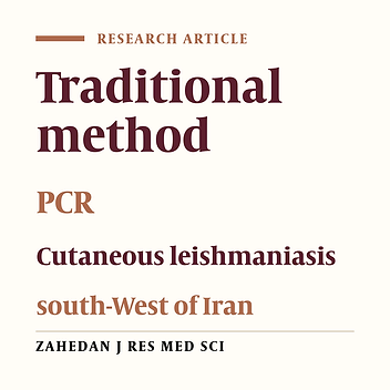 Comparison of Traditional Methods and PCR for Diagnosis of Cutaneous Leishmaniasis in South-West of Iran
