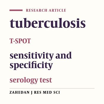 Evaluation of T-SPOT® Serology Test for the Diagnosis of Pulmonary Tuberculosis