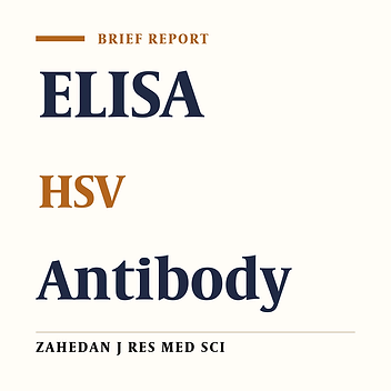 Seroepidemiology of Herpes Simplex Virus Type 1 and 2 in Anzali city 2010-2011