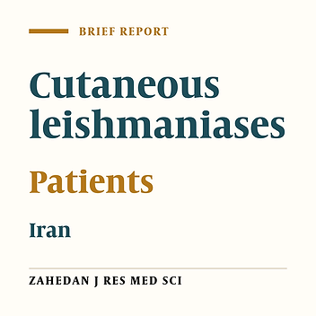 The Prevalence of Cutaneous Leishmaniases in Patients Referred to Kermanshah Hygienic Centers