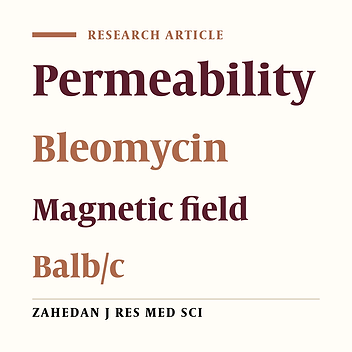 Comparing the Effect of Physical Modalities on Permeabilisation of Cells to Bleomycin in Balb/C Mice