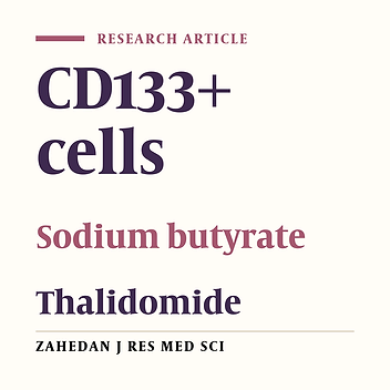 Synergistic Effect of Sodium Butyrate and Thalidomide in the Induction of Fetal Hemoglobin Expression in Erythroid Progenitors Derived from Cord Blood CD133 + Cells
