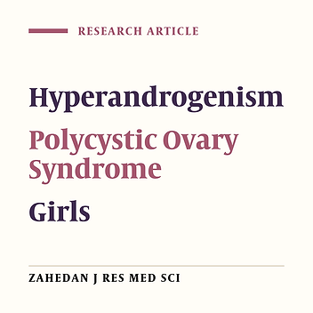 The Relationship between Clinical and Chemical Hyperandrogenism in 14-18-Years- Old Girls