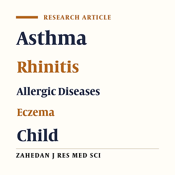 The Prevalence of Symptoms of Asthma and Allergic Diseases through ISSAC Method in Teenagers
