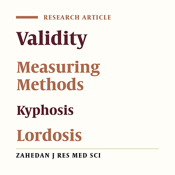 Comparing the Validity of Non-Invasive Methods in Measuring Thoracic Kyphosis and Lumbar Lordosis