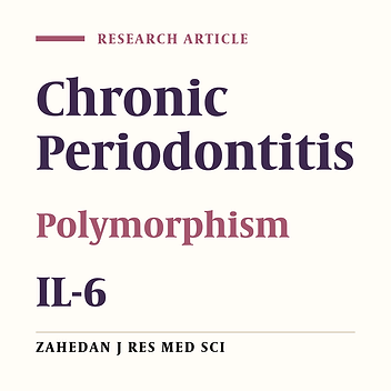 The Relationship between Interleukin-6 -174 G/C Gene Polymorphism and Chronic Periodontitis