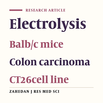 Treatment of Colon Carcinoma Tumors in Balb/cMicethrough the Electrolysis Method: The Effect of Dose Distribution