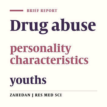 Prediction of Addiction Potential in Youth According to Personality Trait