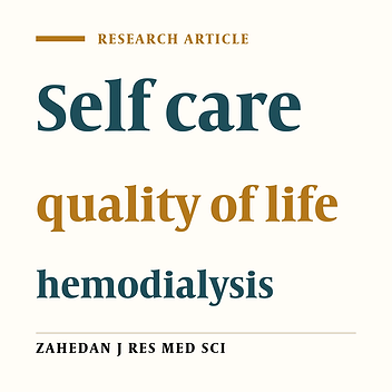 Effect of Applying Self-Care Orem Model on Quality of Life in the Patient under Hemodialysis