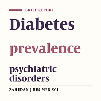 Prevalence of Psychiatric Disorders in Patients with Diabetes Type 2