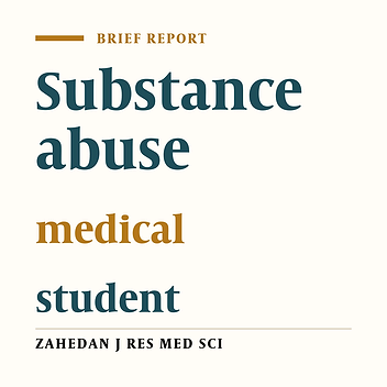The Prevalence of Substance Abuse in Students of Hamadan University of Medical Sciences