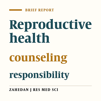 The Attitude of Men in Reproductive Health before Marriage
