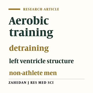 The effect of 8-week aerobic interval training and a detraining period on left ventricular structure and function in non-athlete healthy men