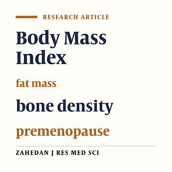The relationship between anthropometric factors and BMD of lumbar spine in athletic and non-athletic premenopausal women