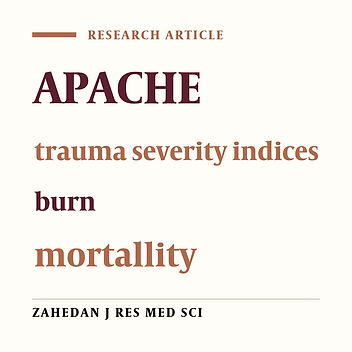 Comparison between acute physiology and chronic health evaluation system and abreviated burn severity index (ABSI) in prediction of burn patient’s mortality