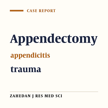 Acute appendicitis after blunt abdominal trauma