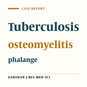 Finger tuberculous osteomyelitis