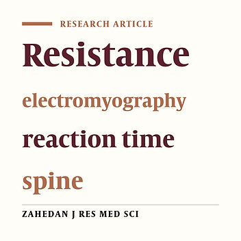 The effect of increasing resistant level on reaction time and electromyographic activity of trunk muscles during combined trunk motion