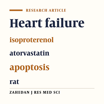 The anti-apoptotic effects of atorvastatin in isoproterenol induced experimental heart failure