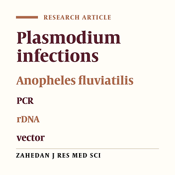 Species identification of the Anopheles fluviatilis complex using PCR-sequencing and phylogenetic analysis in Jiroft district, Kerman province