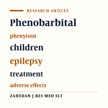 Comparative study of behavioural problems among epileptic children treated with phenobarbital with epileptic children treated with phenytoin