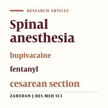 Evaluation of the effect of added fentanyl to hyperbaric bupivacaine for spinal anesthesia