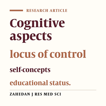 The cognitive approach on self-confidence of the girl students with academic failure