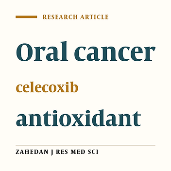 Evaluation the effect of topical and systemic celecoxib on serum antioxidant in induction of tongue neoplasm in rat