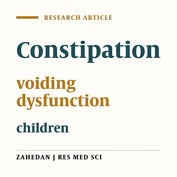 The effect of constipation treatment on voiding dysfunction in children
