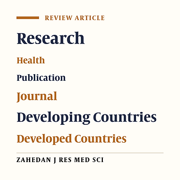 The reasons for the health-related research weakness in the developing countries and the ways to overcome them