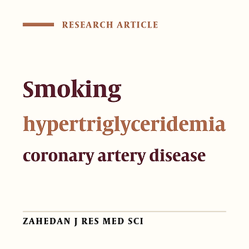 Effect of smoking on postprandial hypertriglyceridemia