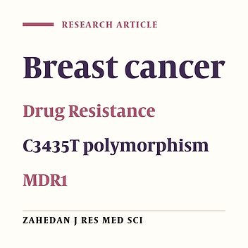 Investigation of C3435T Polymorphism in MDR1 Gene of Breast Cancer Patients
