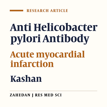 the Association between Acute Myocardial Infarction and Anti Helicobacter Pylori Antibody