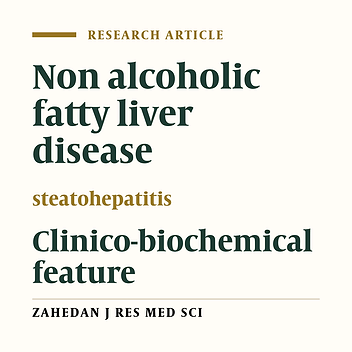 Clinico- biochemical comparison of patients with Nonalcoholic fatty liver disease and healthy populace
