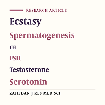 The Effects of Ecstasy on Pituitary-Gonadal Axis and Spermatogenesis in Mature Male Rats