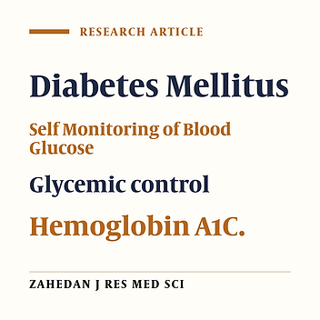 The Effect of Self Monitoring of Blood Glucose (SMBG) on Improvement of Hemoglobin A1C and Glycemic Control in Diabetic Patients