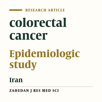 Epidemiology of colorectal Cancer: Study the recorded cases in 1379- 86