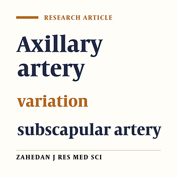 A Rare variation of axillary artery