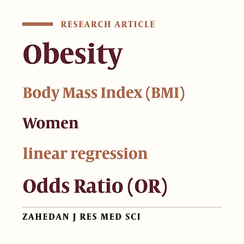 Some risk factors of obesity in rural women of Zarrindasht: using linear regression odds ratio