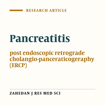 The survey of post endoscopic retrograde cholangiopancreatography pancreatitis in Tabriz Imam University hospital, 2004-2006