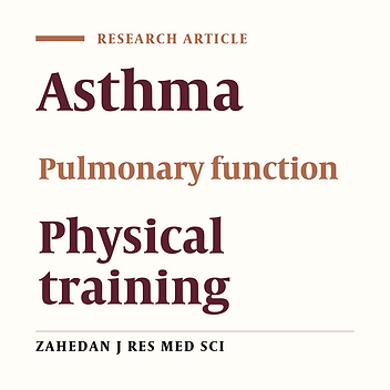 Effect of physical exercise on pulmonary function and clinical manifestations by asthmatic patients