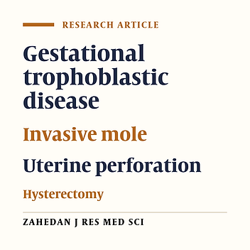 Uterine perforation due to invasive mole: a case report