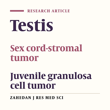 Juvenile granulosa cell tumor of the testis in a 3-month-old infant