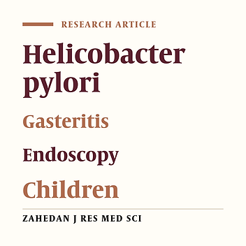 130 Comparison of invasive with noninvasive diagnostic tests of Helicobacter pylori in children
