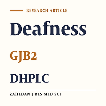 Prevalence of GJB2 mutations among patients with autosomal recessive non syndromic hearing loss in Sistan and Baloochestan province